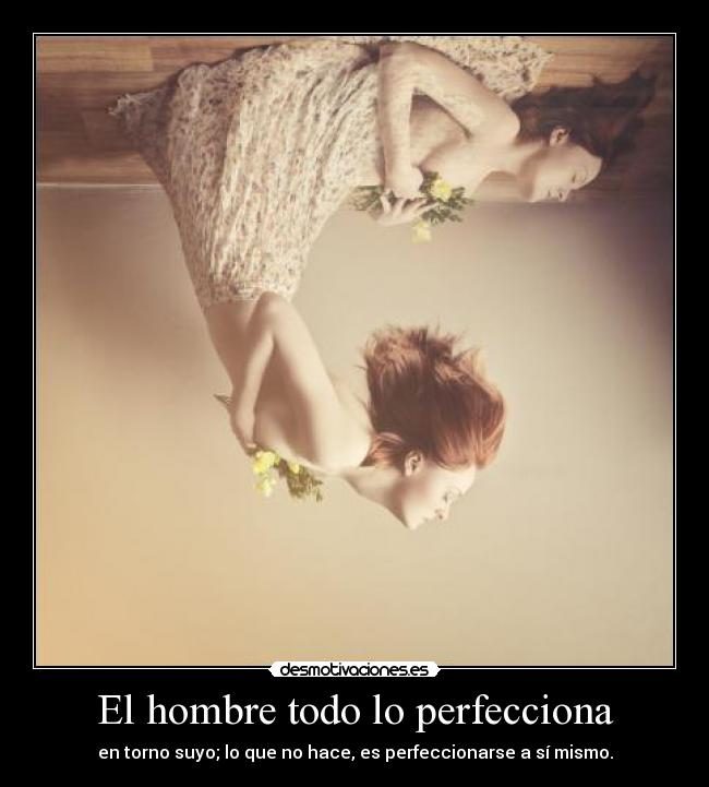 El hombre todo lo perfecciona - 