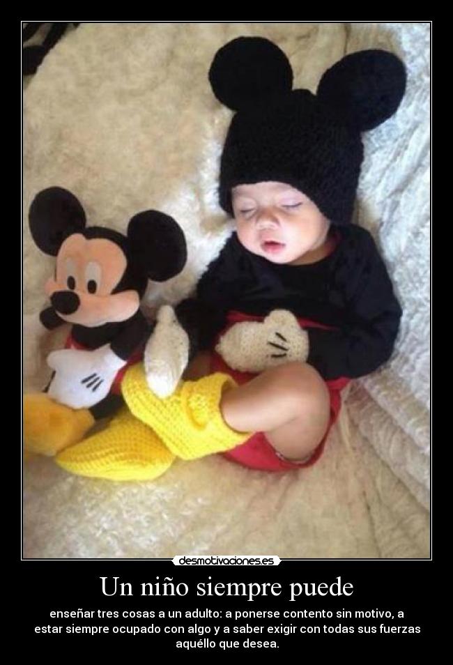 Un niño siempre puede -