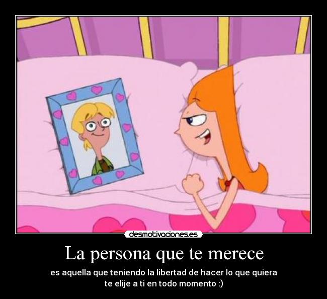 La persona que te merece -