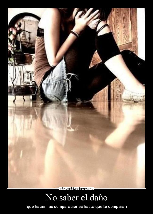 No saber el daño -