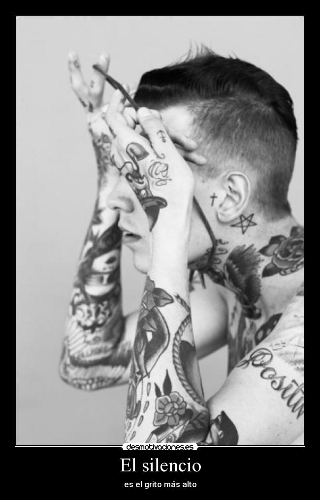 El silencio - es el grito más alto