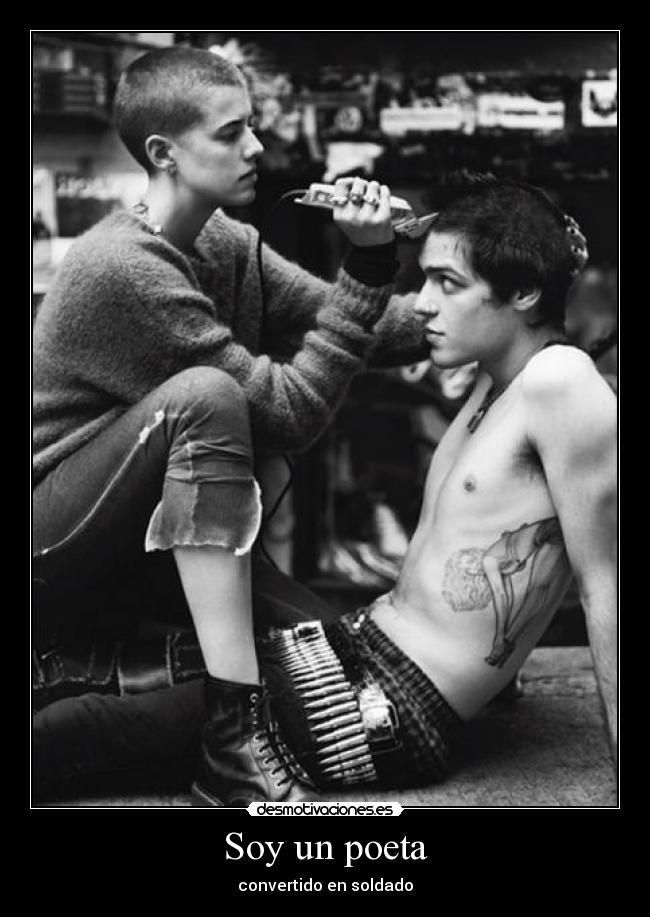 Soy un poeta - convertido en soldado