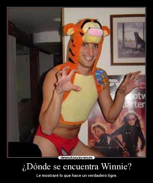 ¿Dónde se encuentra Winnie? -