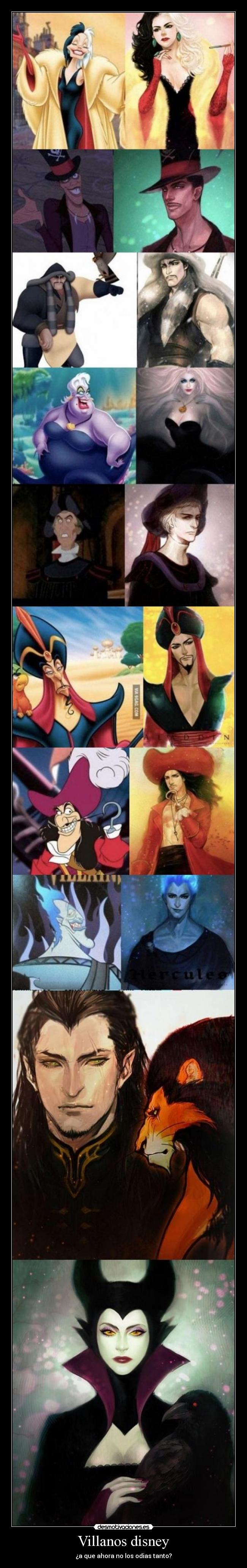 carteles villanos disney desmotivaciones