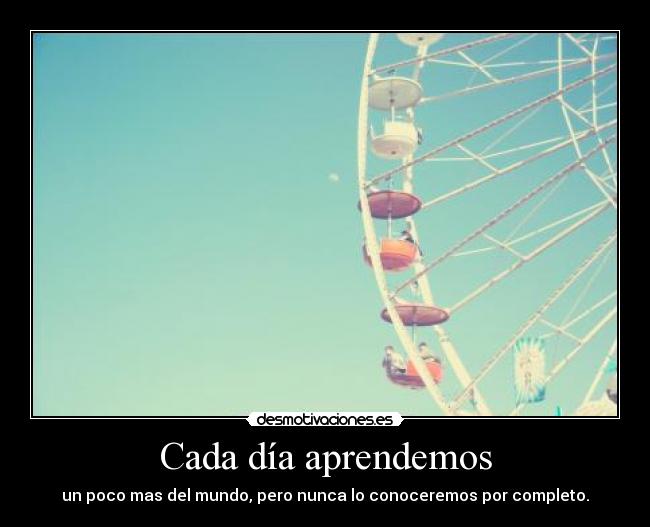 Cada día aprendemos -