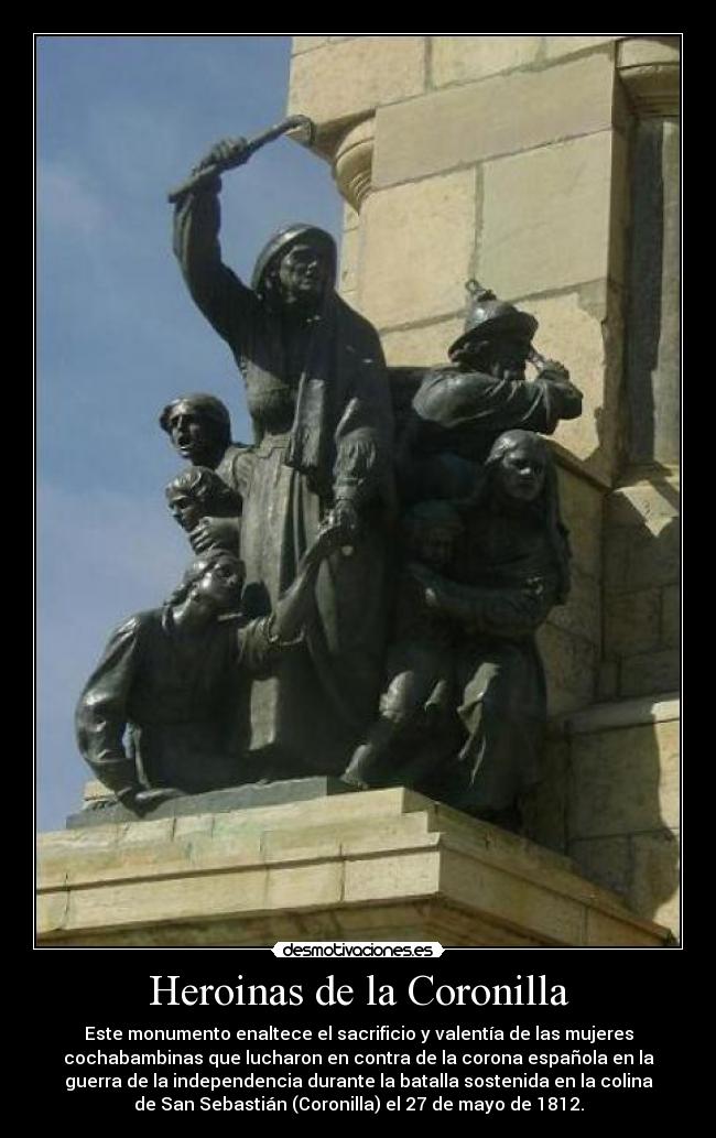 carteles heroinas coroilla bolivia eroes independencia soldados 1809 1825 desmotivaciones