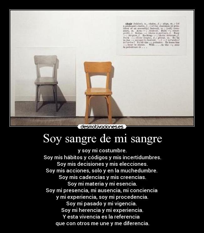 carteles joseph kosuth una tres sillas hijo hernandez cuarteto nos desmotivaciones