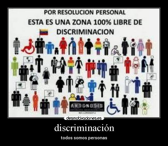 carteles discrimiancion desmotivaciones