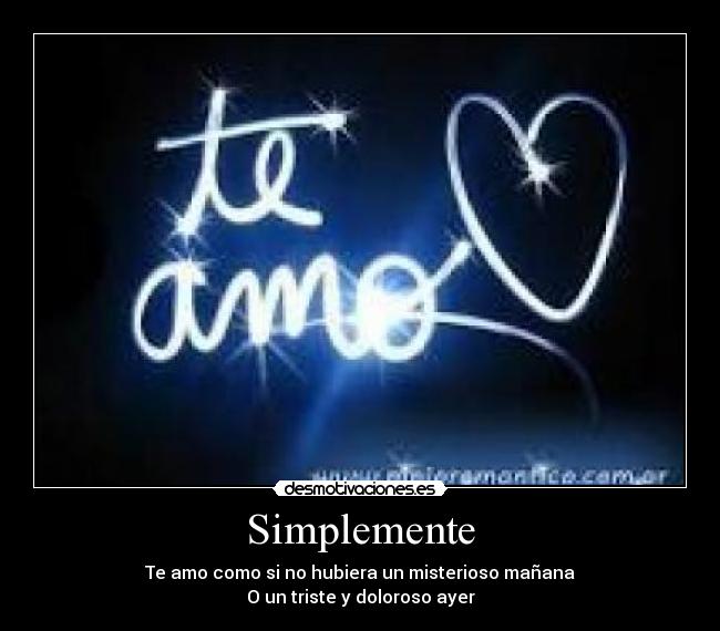 Simplemente -