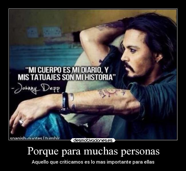 Porque para muchas personas -