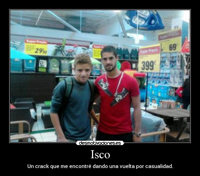 Isco - Un crack que me encontré dando una vuelta por casualidad.