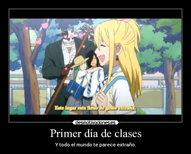 Primer día de clases -