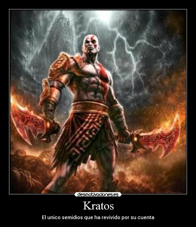 Kratos - El unico semidios que ha revivido por su cuenta