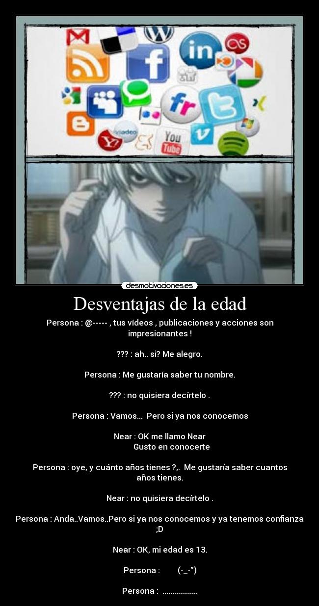 Desventajas de la edad -