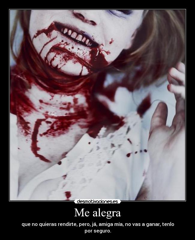 Me alegra -