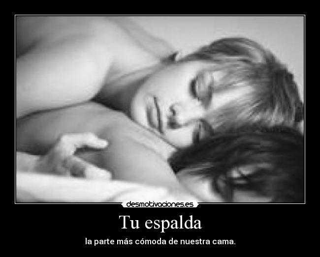 Tu espalda - 