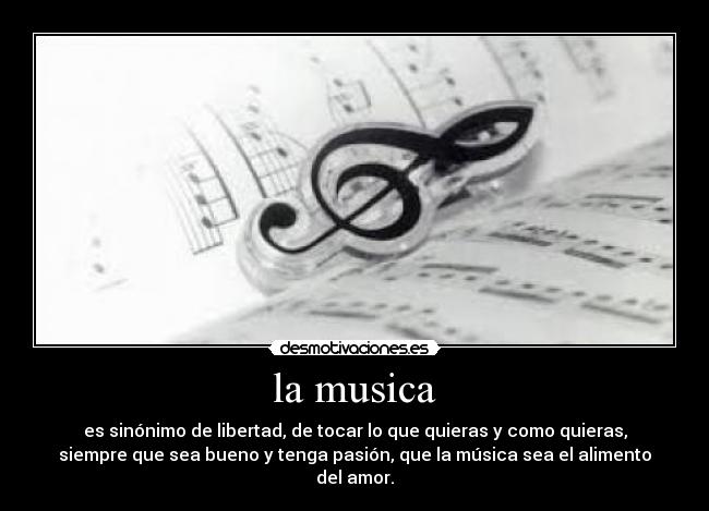 la musica -