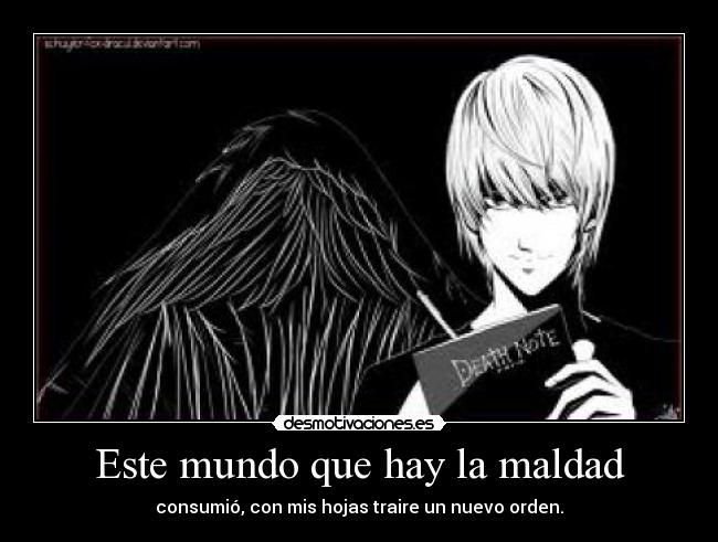 Este mundo que hay la maldad -