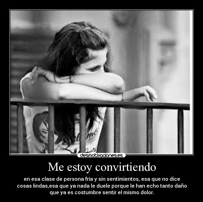 Me estoy convirtiendo -