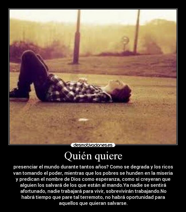 Quién quiere -