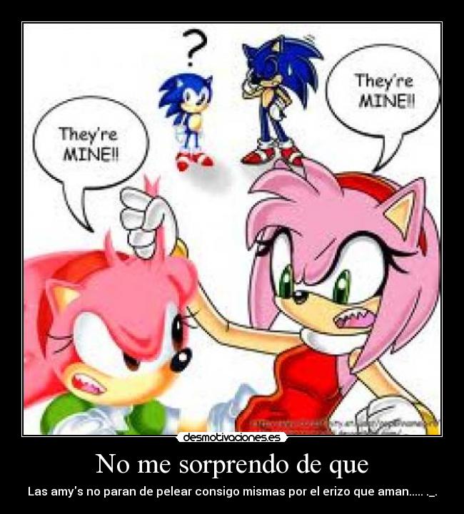 No me sorprendo de que - 