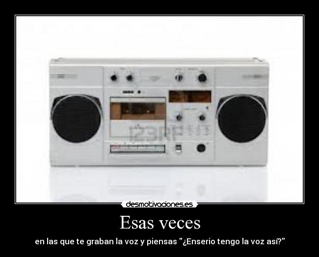 Esas veces - 
