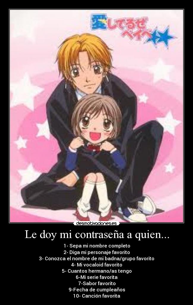 carteles facebook doy contrasena anime otaku desmotivaciones