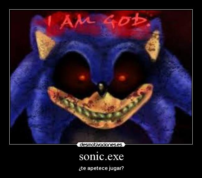 sonic.exe - ¿te apetece jugar?