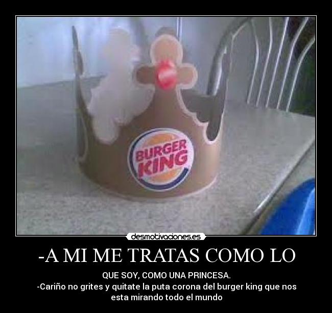 -A MI ME TRATAS COMO LO - 