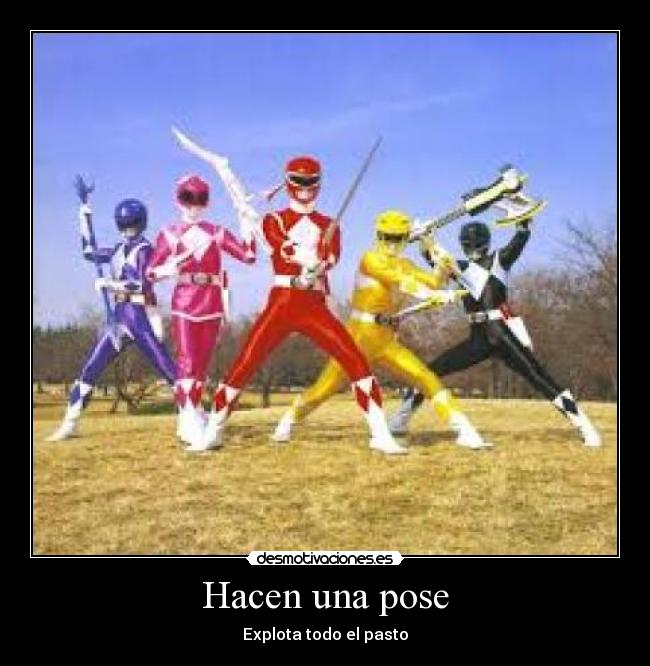 Hacen una pose -