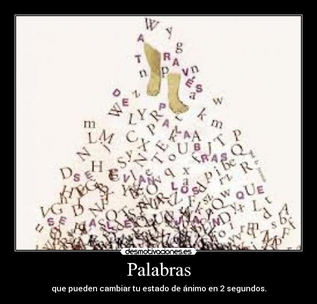 carteles palabras desmotivaciones