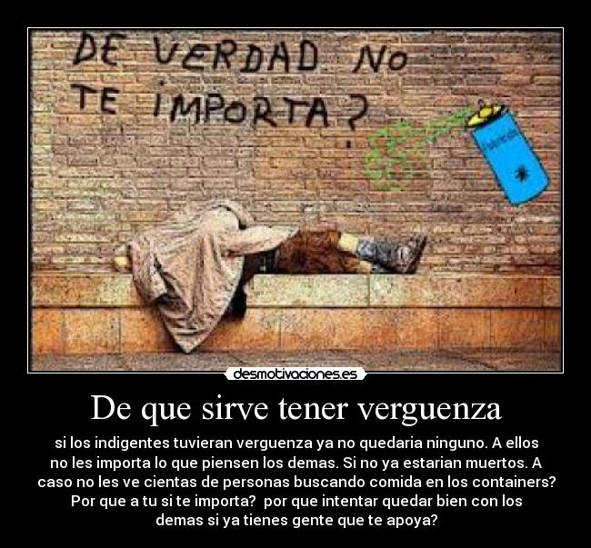 carteles indigencia verguenza desmotivaciones