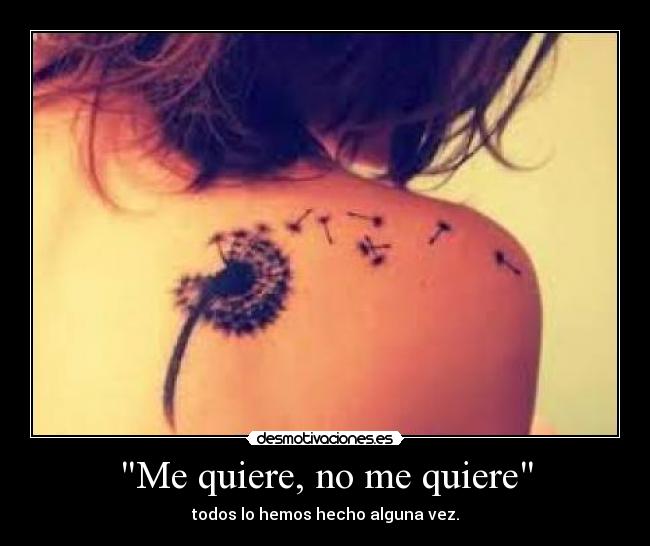 Me quiere, no me quiere - todos lo hemos hecho alguna vez.