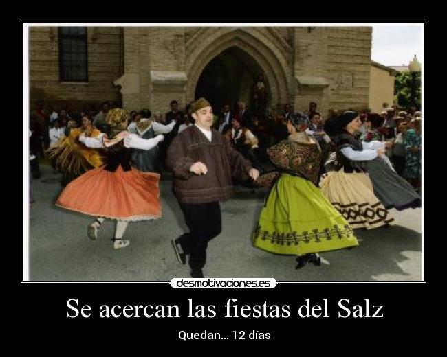Se acercan las fiestas del Salz - Quedan... 12 días