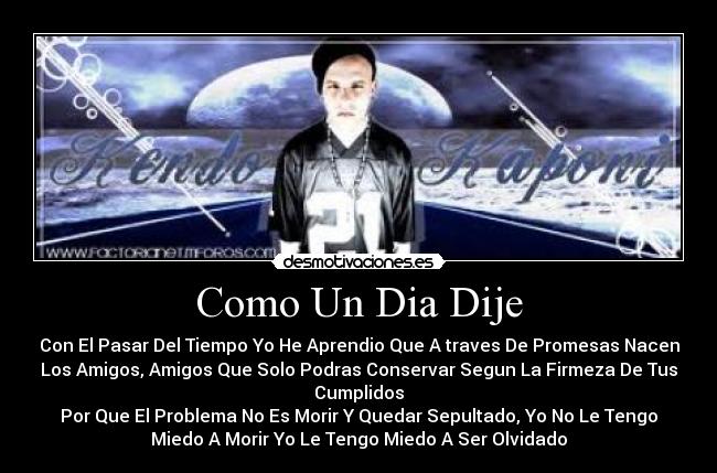Como Un Dia Dije -