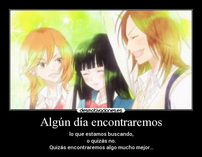 Algún día encontraremos -