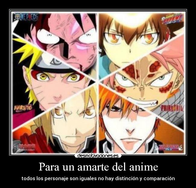 Para un amarte del anime -