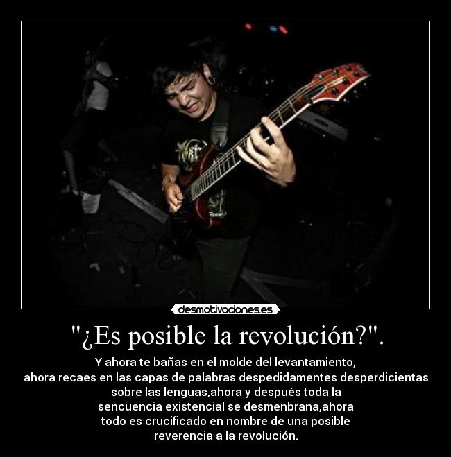 ¿Es posible la revolución?. - 