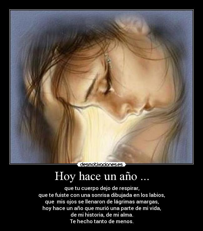 Hoy hace un año ... -