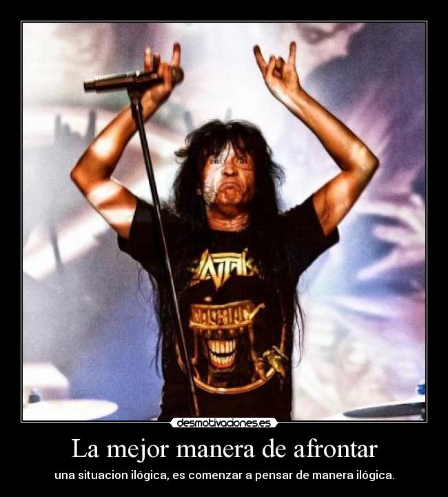 La mejor manera de afrontar -