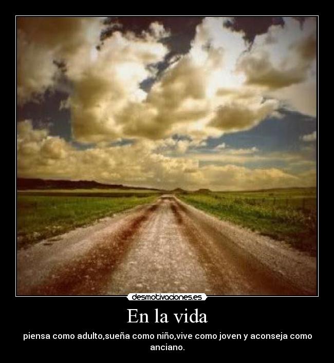 En la vida -