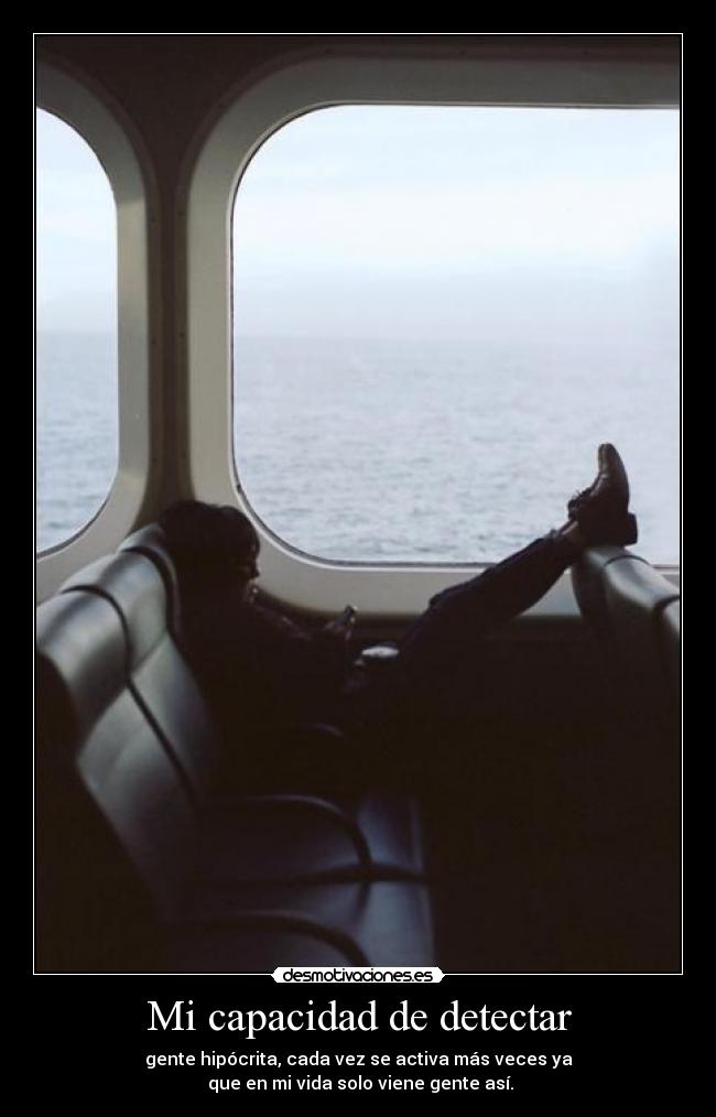 Mi capacidad de detectar - 