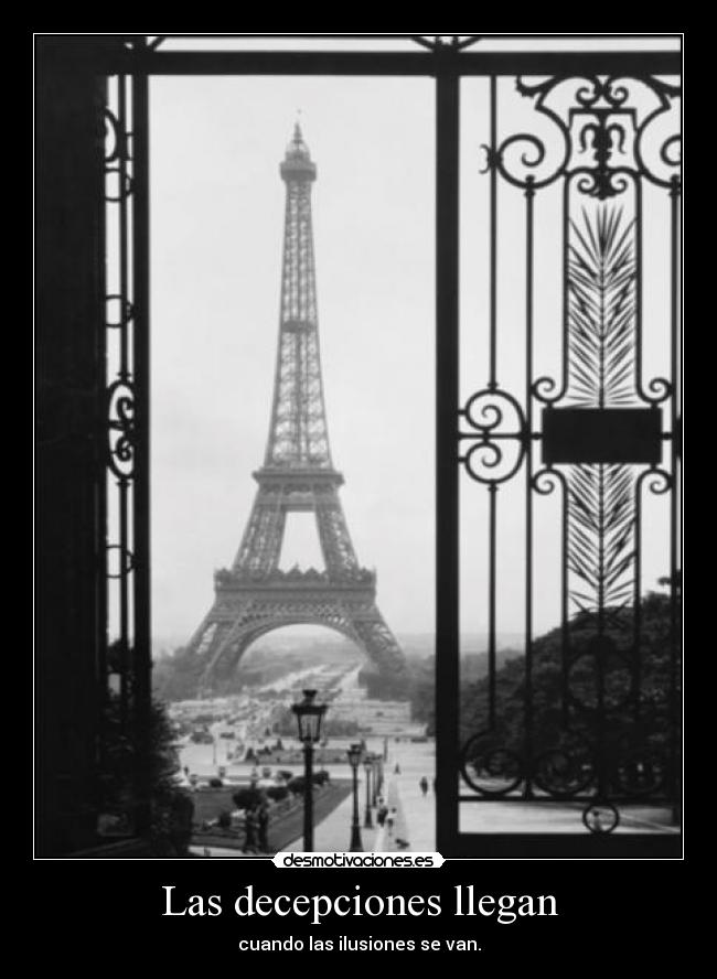 Las decepciones llegan - 