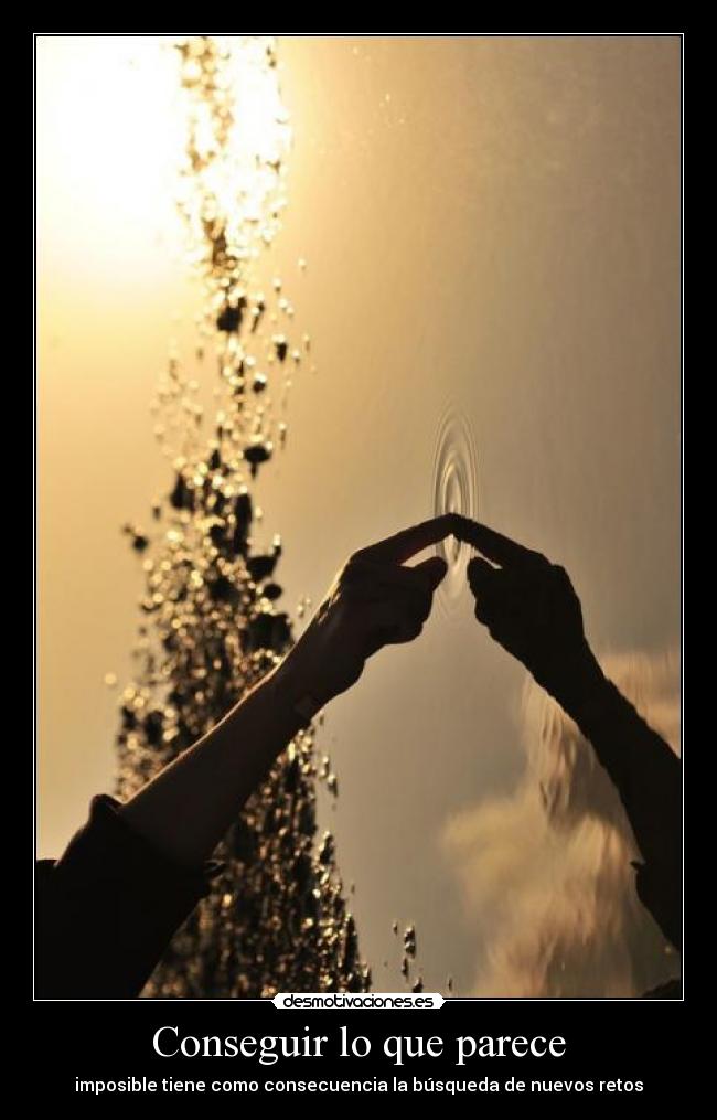 Conseguir lo que parece -