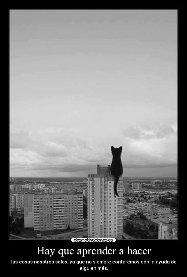 Hay que aprender a hacer - 