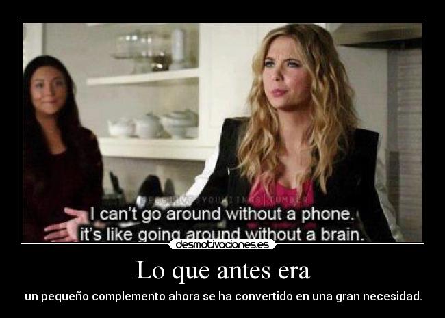 Lo que antes era - un pequeño complemento ahora se ha convertido en una gran necesidad.