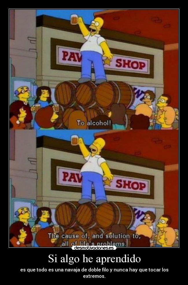 carteles hay homero cambia cambiara desmotivaciones
