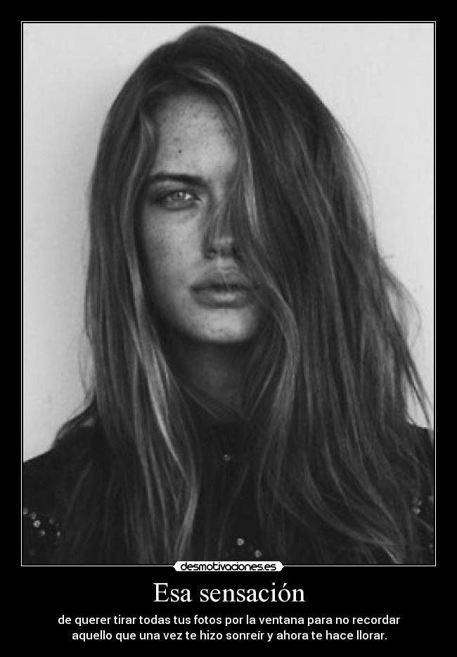 Esa sensación -