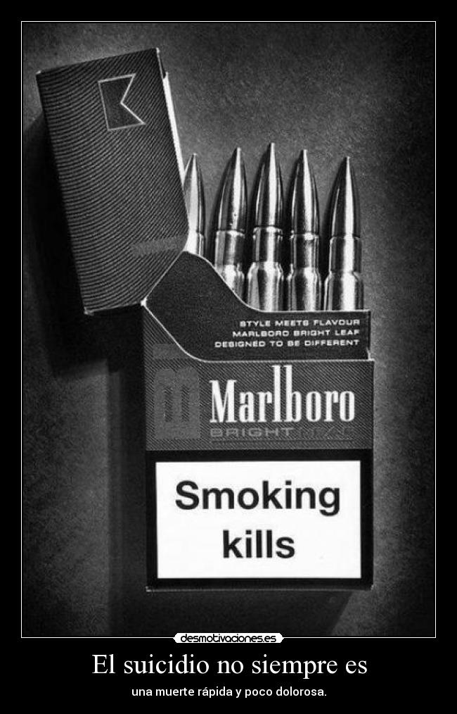 El suicidio no siempre es -