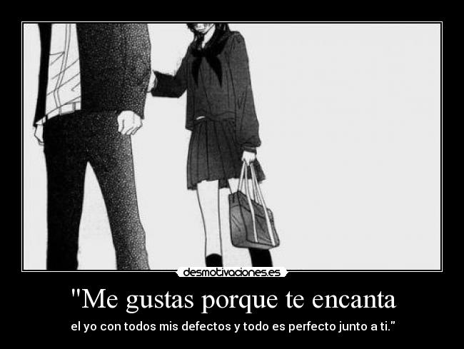carteles manga shoujo encantar megustas perfecto defectos love junto desmotivaciones